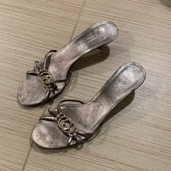 Gucci Heeled GG Flats Tom Ford Era - Picture 1 of 6